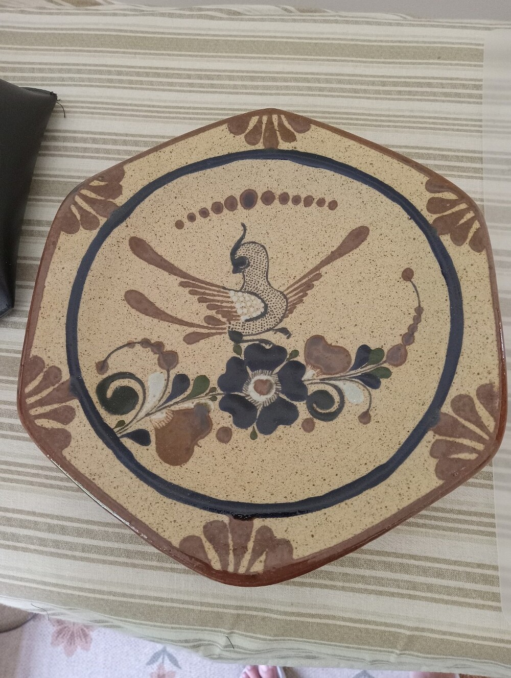 Vintage Tonalá Pottery Plate